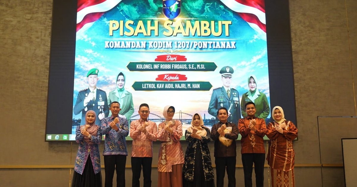 Edi Kamtono Apresiasi Sinergi Kodim 1207/Pontianak, Sambut Dandim Baru