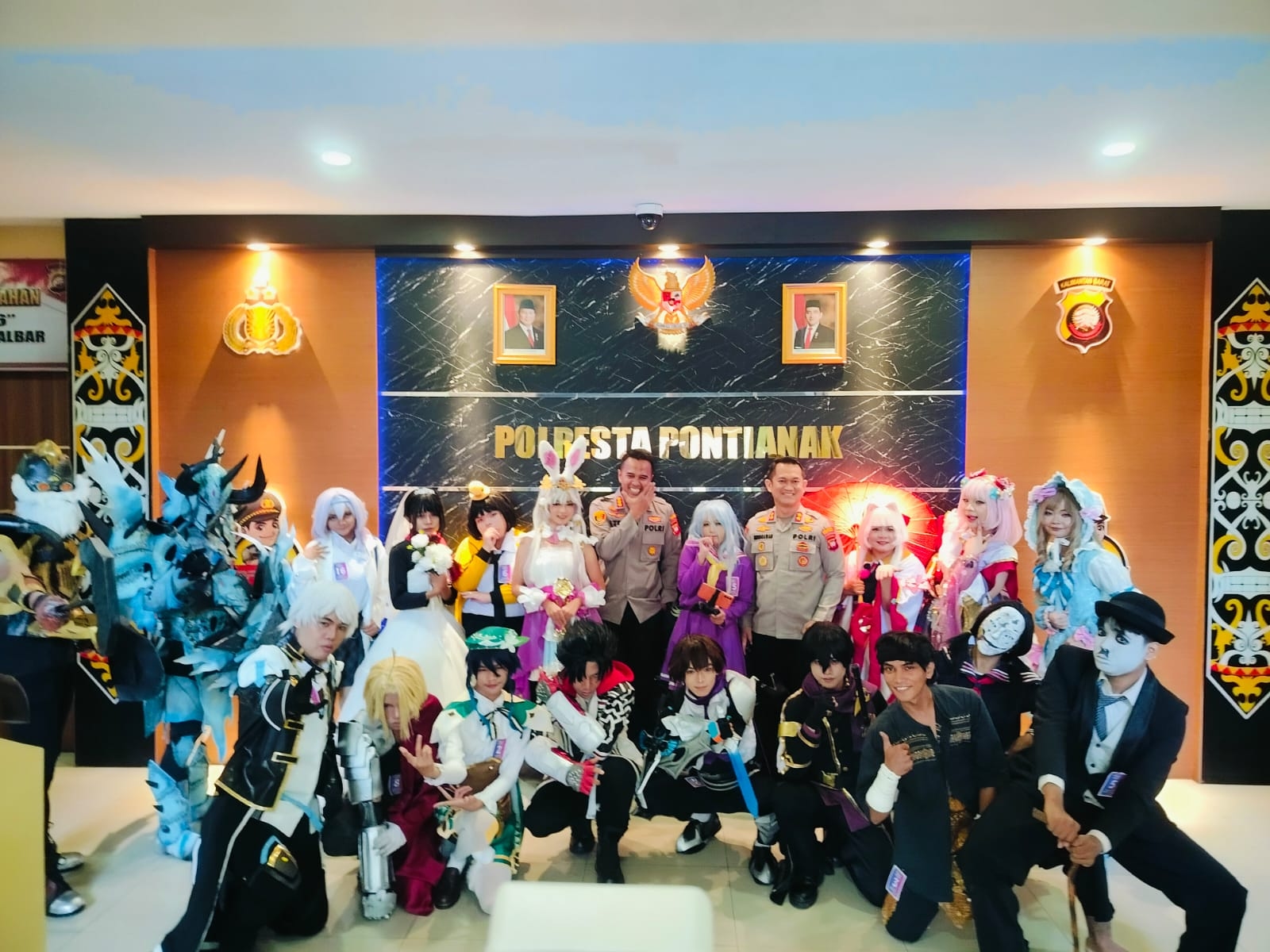 Polresta Pontianak Gelar Cosplay Walk Competition di HUT Bhayangkara ke-80, Dekatkan Polisi dengan Generasi Muda