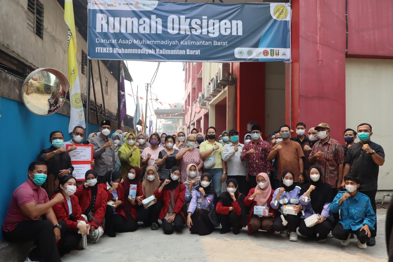 Kabut Asap Kembali Pekat, ITEKES Muhammadiyah Kalbar Aktifkan Rumah Oksigen
