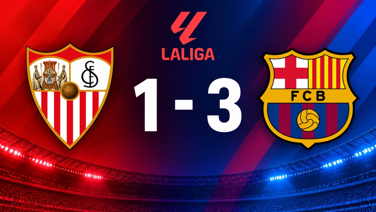 Barcelona Bangkit dan Hantam Sevilla 3-1, Raphinha Menggila di Pekan Ketujuh LaLiga