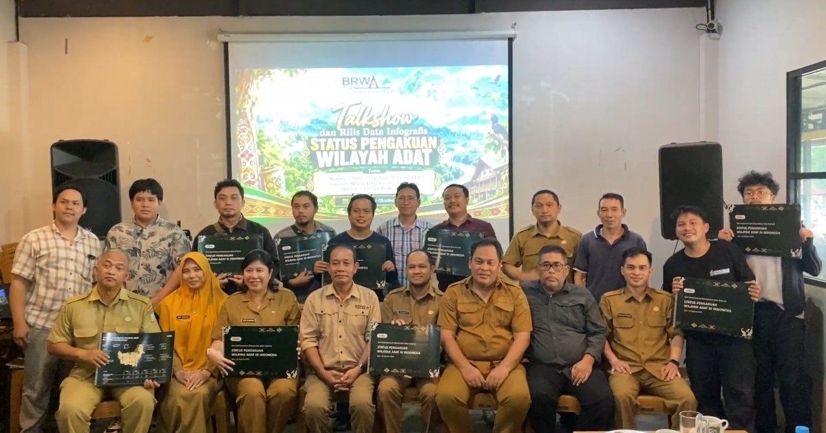 BRWA Kalbar Rilis Data Pengakuan Wilayah Adat, Dorong Percepatan Perlindungan Masyarakat Adat