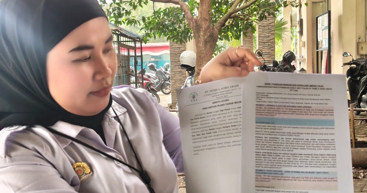 Kuasa Hukum Unus Desak Pengusutan Berita Acara PT TAA yang Dinilai Janggal