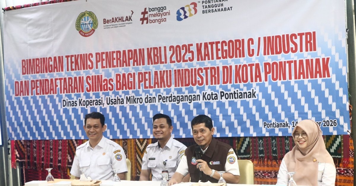 DKUMP Pontianak Perkuat Legalitas Pelaku Industri