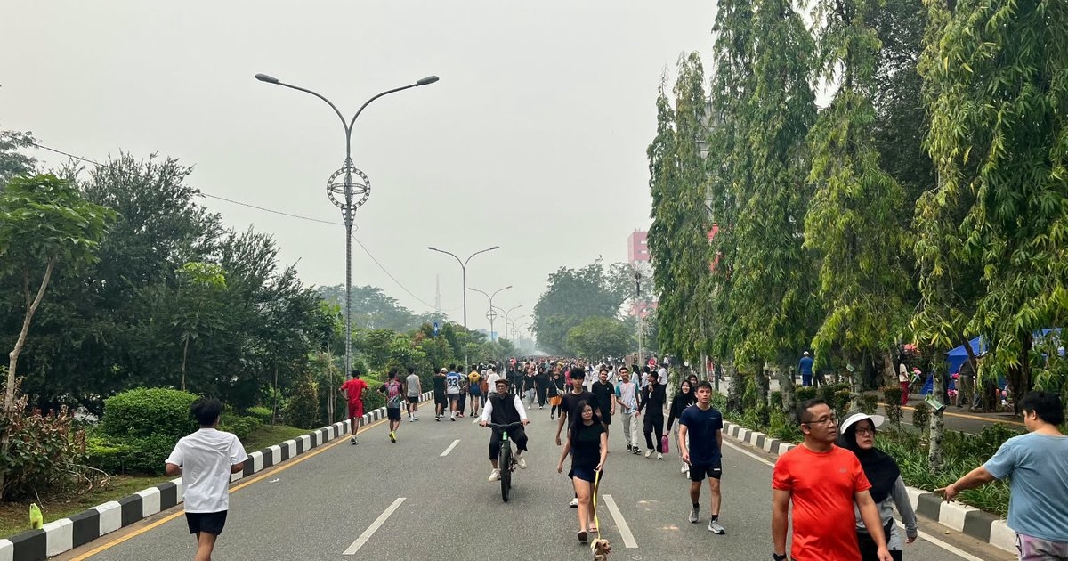 Hampir Dua Bulan Ditutup, CFD Pontianak Kembali Dipadati Warga
