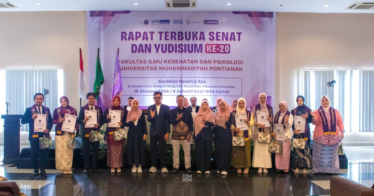 104 Lulusan FIKPsi UM Pontianak Siap Hadapi Dunia Kerja