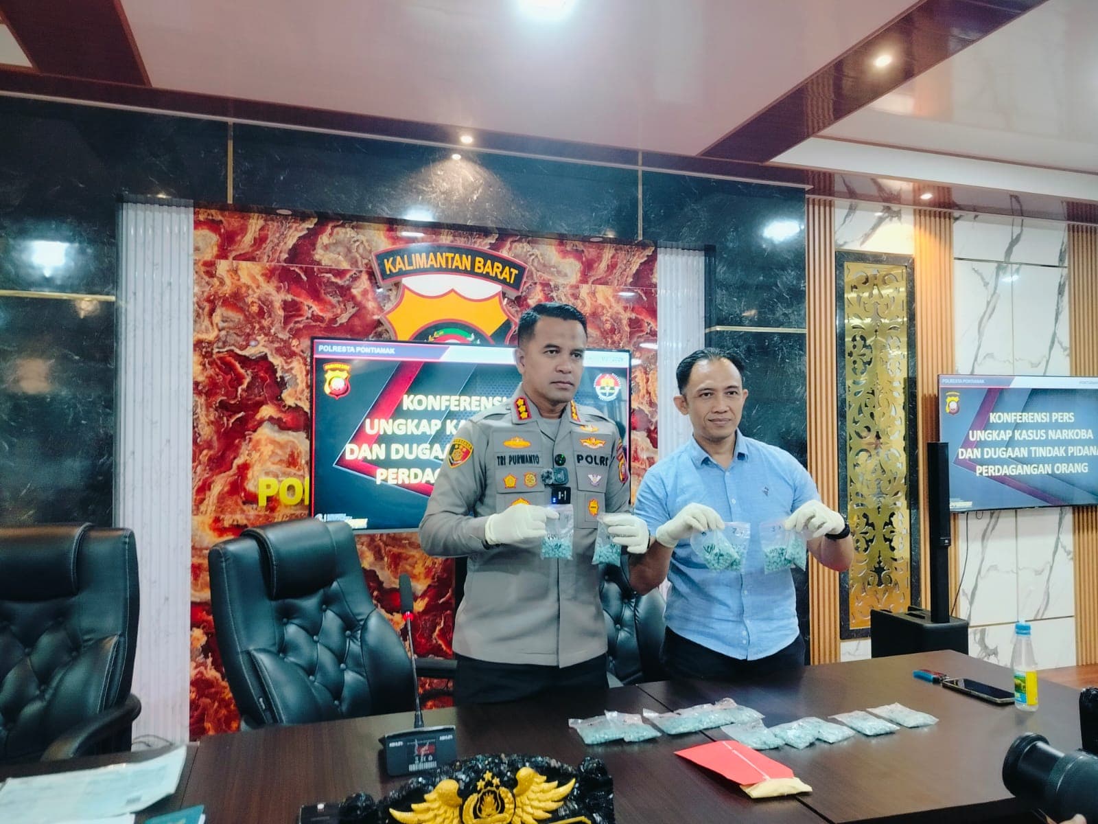 Polresta Pontianak Ungkap Peredaran 1.562 Butir Ekstasi, Satu Tersangka Diamankan