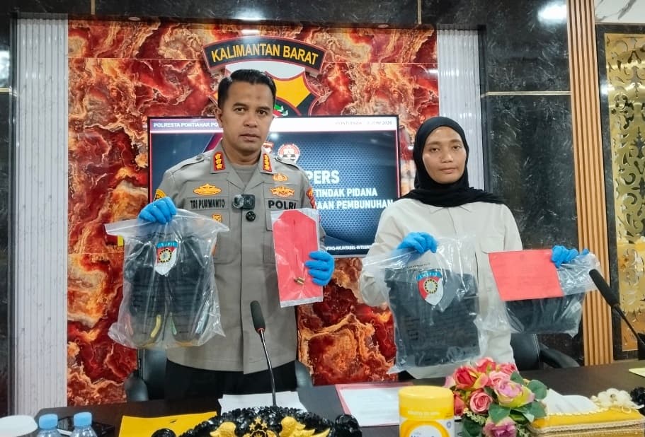 Buntut Aksi Penembakan dan Penusukan Di Pontianak Timur, Polresta Gerak Cepat Tetapkan 2 Orang Tersangka