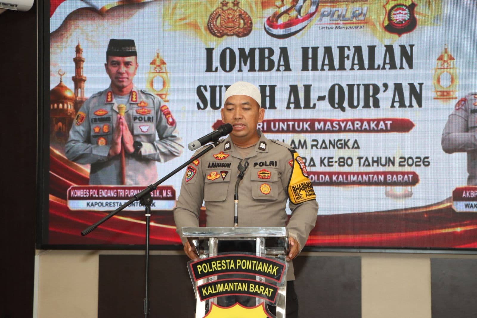 Polresta Pontianak Gelar Lomba Hafalan Surah Al-Qur'an, Juara Pertama Berhadiah Umrah