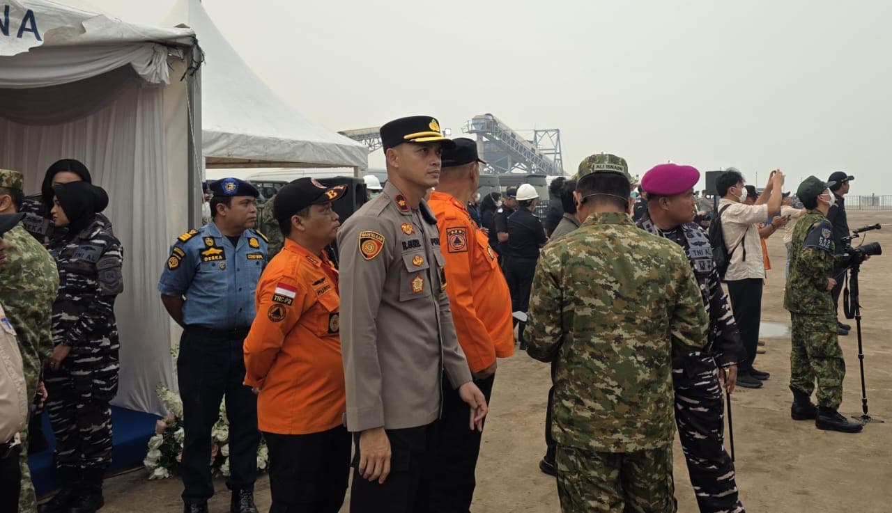 Wakapolres Mempawah Sambut Tiga Helikopter Chinook Jepang, Perkuat Perang Lawan Karhutla