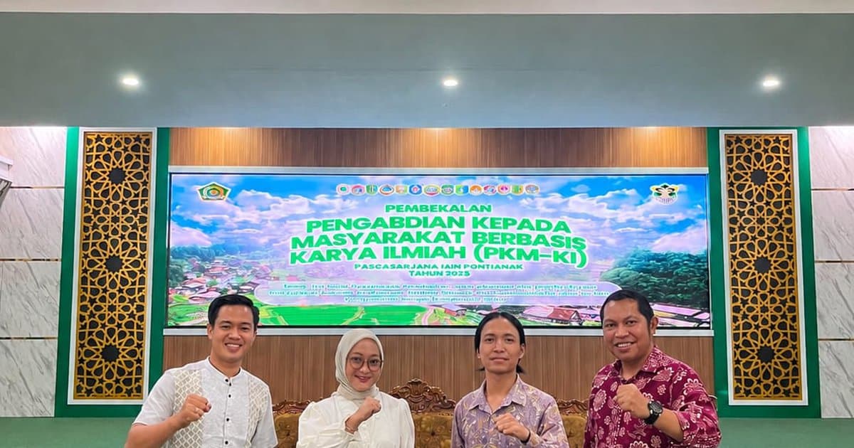 PKM-KI Pascasarjana IAIN Pontianak Turun ke Desa Sungai Deras, Bidik Solusi Berbasis Riset dan Publikasi Ilmiah