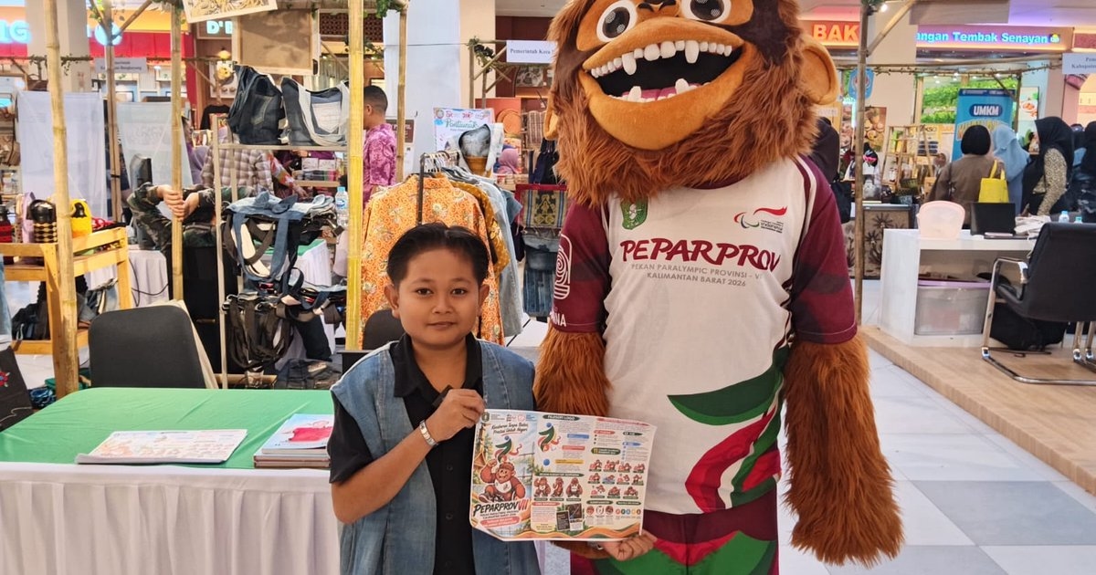 NPC Kalbar Perkenalkan Si Sempurna, Maskot Peparprov VII Berbentuk Orangutan