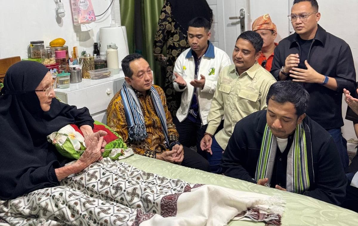 Bakal Calon Ketua HIPMI Pusat Ade Jona Prasetyo Silaturahmi ke Kediaman Hubabah Annisa Alhaddad