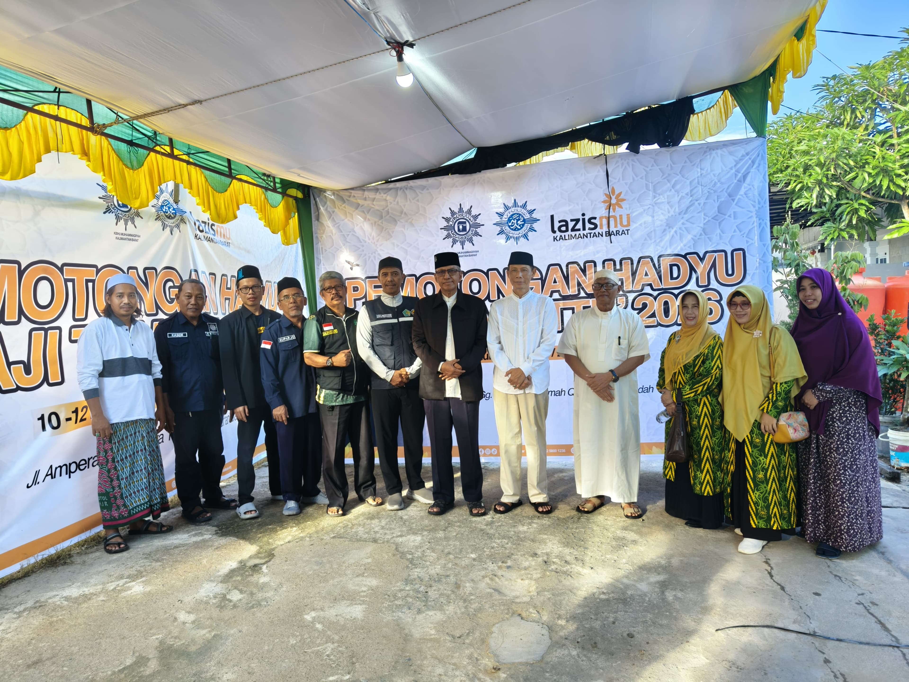 Pembukaan Pemotongan Hadyu Haji Tamattu’ KBIHU Muhammadiyah Kalimantan Barat tahun 2026 di Kalimantan Barat Resmi Dilaksanakan