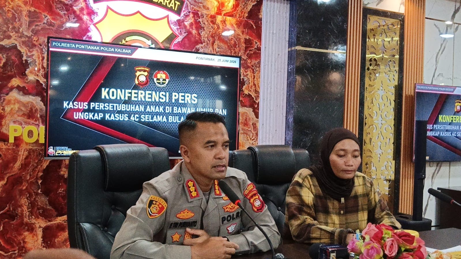 Polresta Pontianak Ringkus Pelaku Persetubuhan Anak yang Sempat Buron ke Kalimantan Utara
