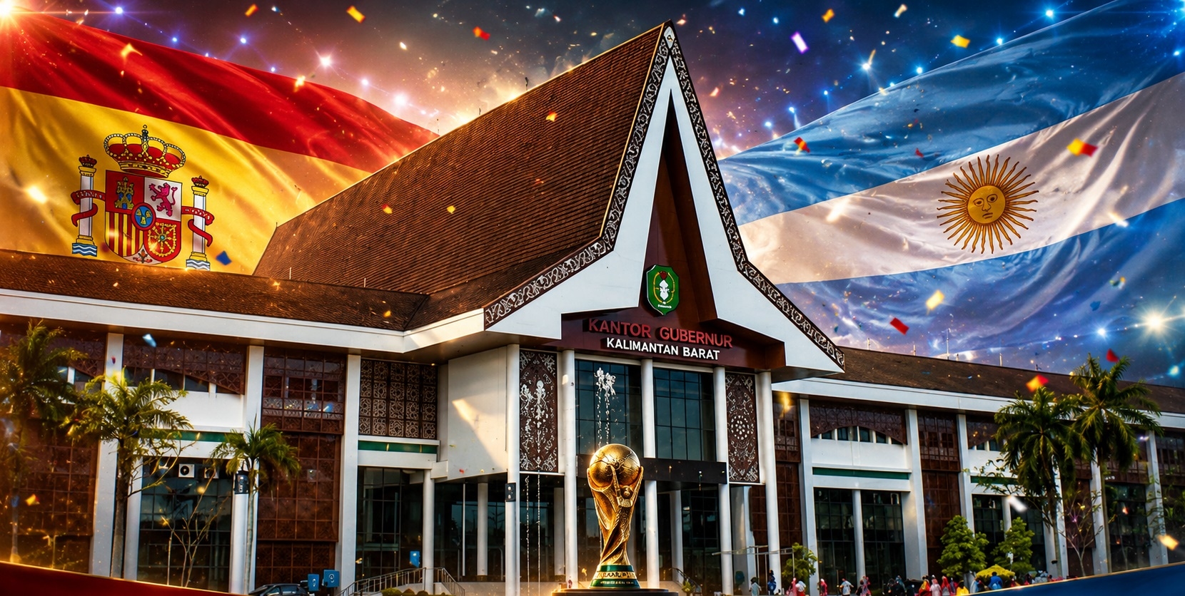 Pemprov Kalbar Gelar Nobar Final Piala Dunia 2026, Masyarakat Diajak Ramaikan Halaman Kantor Gubernur