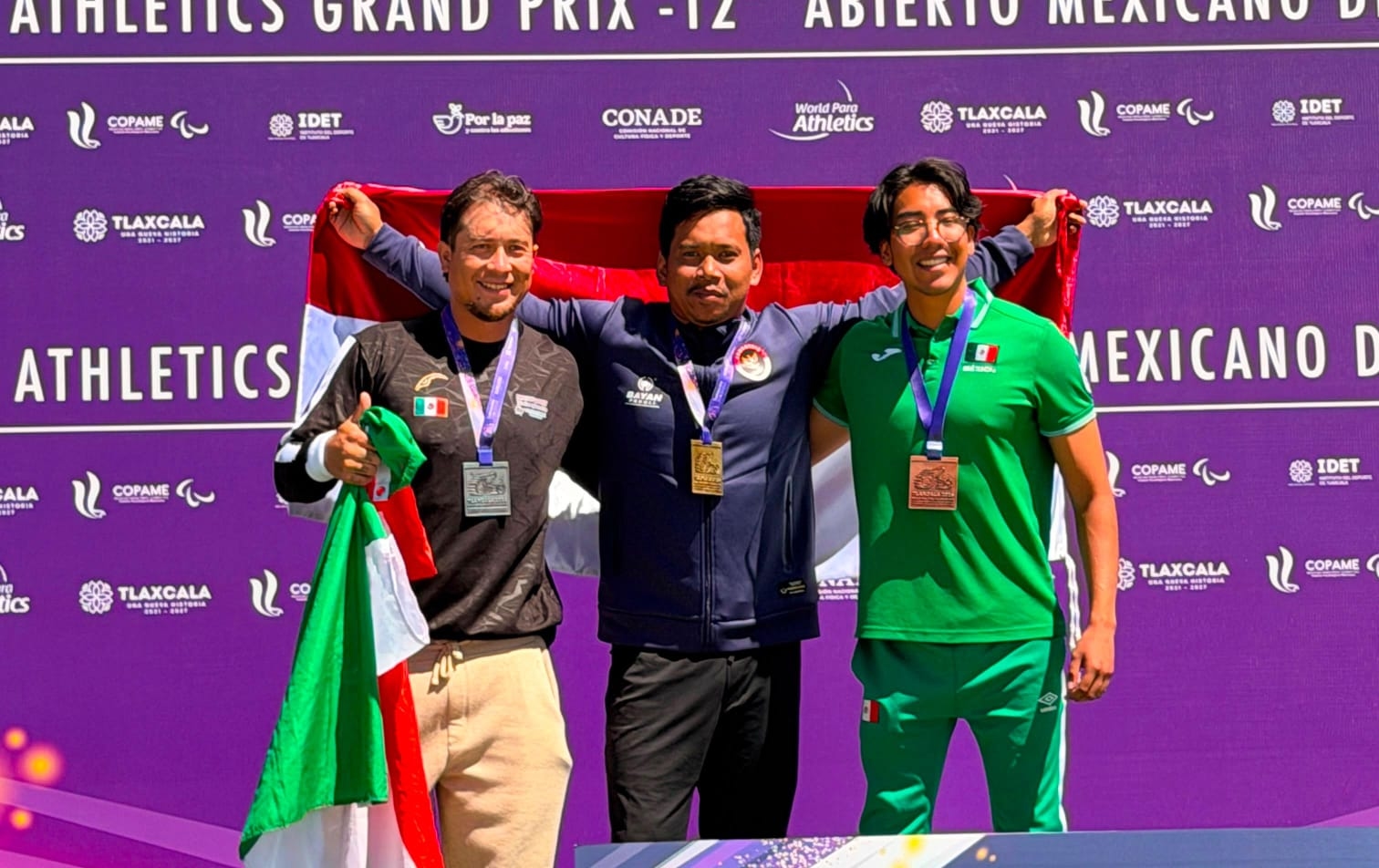 Fauzi Purwolaksono Raih Emas di World Para Athletics Grand Prix Tlaxcala 2026
