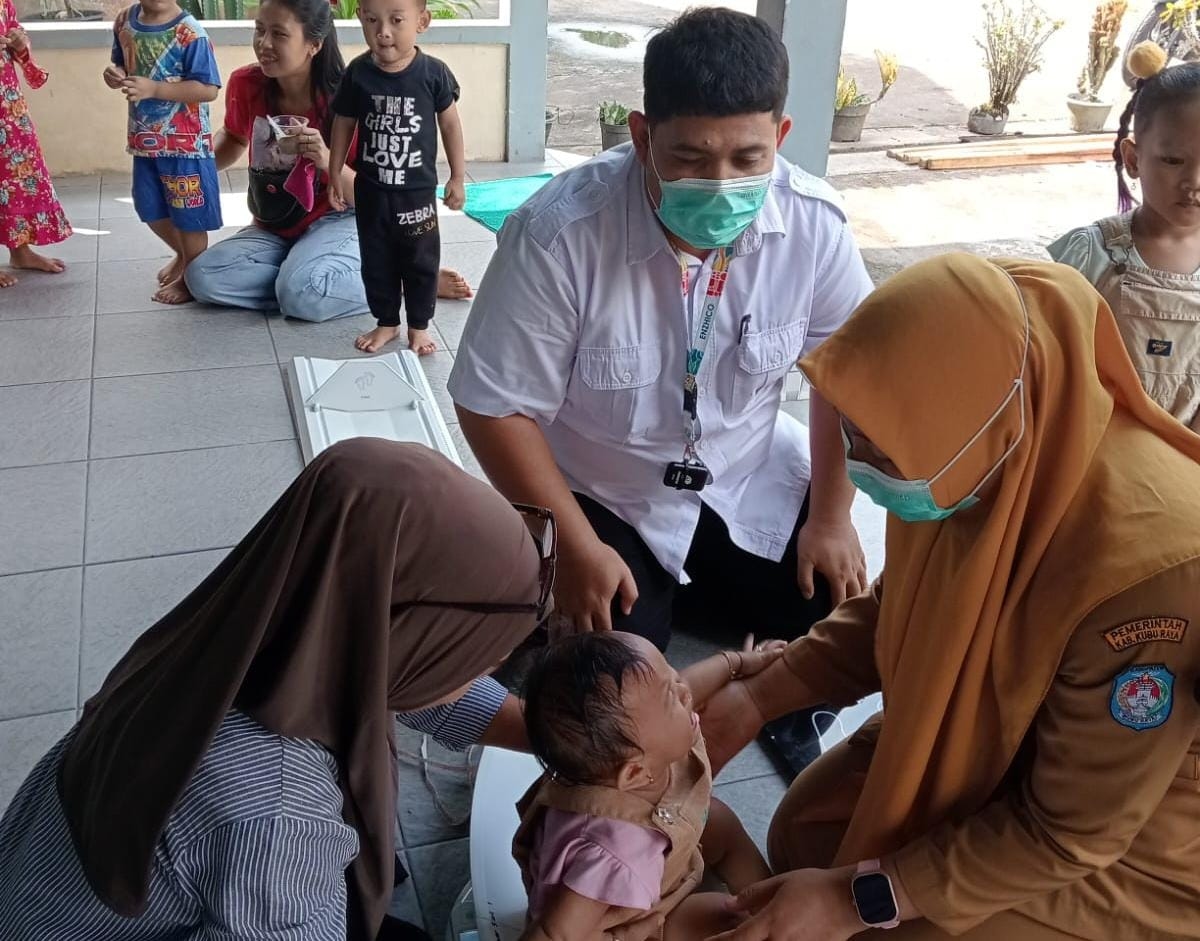 Puskesmas Punggur Berikan Vitamin A dan Obat Cacing untuk Dukung Tumbuh Kembang Anak
