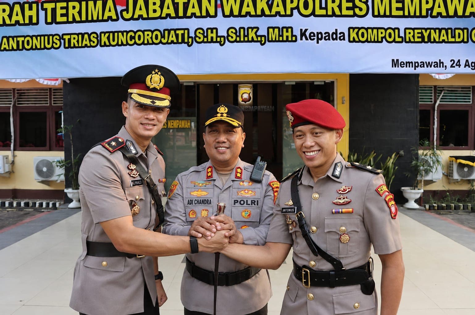 Tongkat Kepemimpinan Wakapolres Mempawah Berganti, Kompol Reynaldi Guzel Resmi Jabat Wakapolres