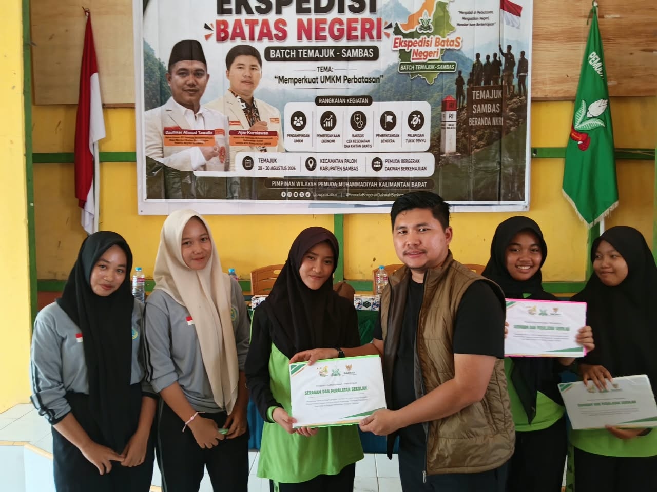Pemuda Muhammadiyah Kalbar Gelar Ekspedisi Batas Negeri di Temajuk