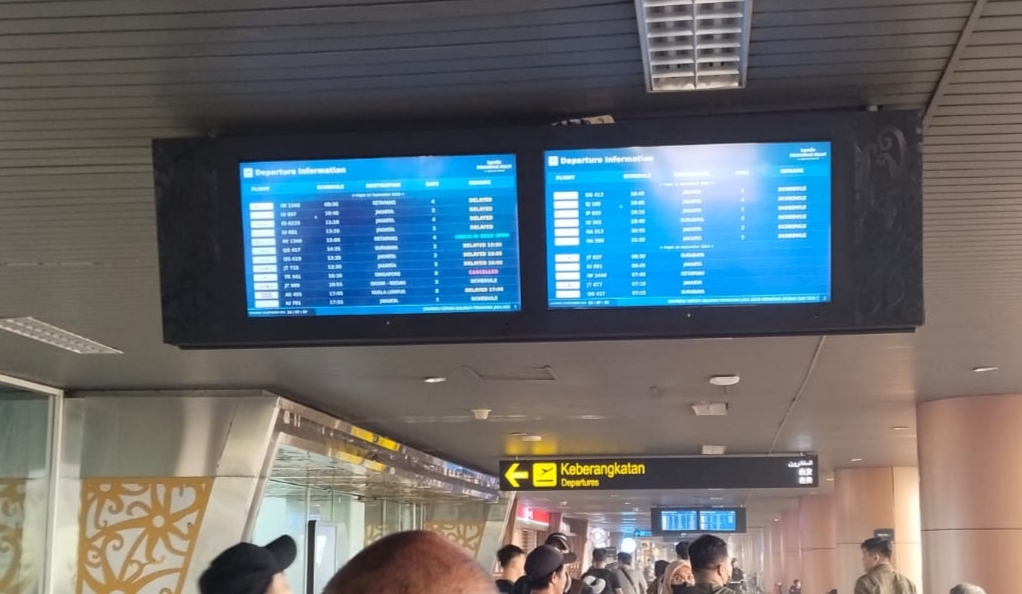 Kabut Asap Ganggu Penerbangan di Bandara Supadio, Dua Penerbangan Singapura Batal