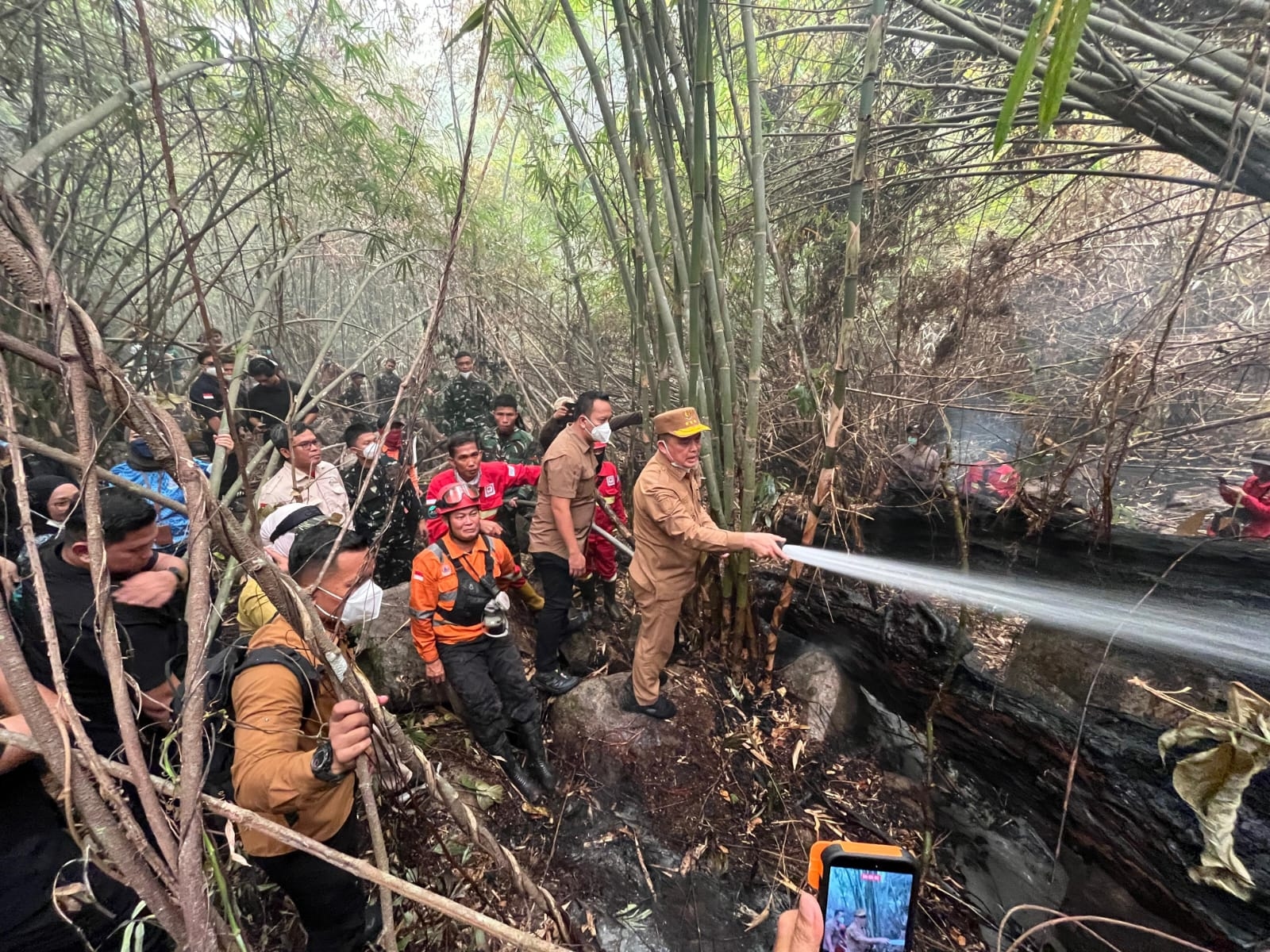 Karhutla Bukit Pramas, Medan Terjal Jadi Tantangan Pemadaman