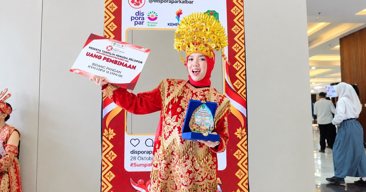 Hasya Dini Alamsyah, Pemuda Pelopor Pangan dari Sungai Kakap Raih Penghargaan Kalbar 2026